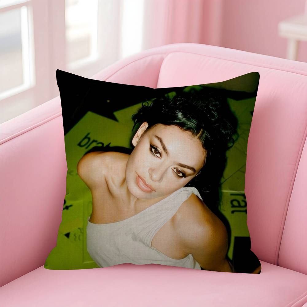 Singer CCharli XCX BRAT  Cushion Cover 30x50 Polyester Sofa Cushions Decorative Throw Pillows Home Decoration Pillowcover