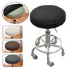 New Washable Chair Seat Cover Slipcover Removable Round Stool Covers with Elastic Bands Chair Cover for Bar Swivel Chair