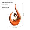 European Ceramic Time Flies Ornament: Elegant Art Decor for Home or Office