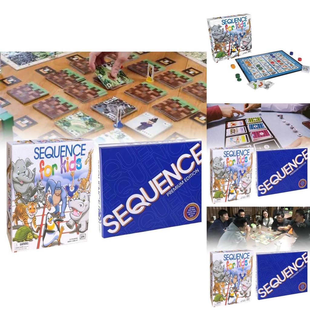 Unterhaltsames und fesselndes Sequenz-Spiel Klassisches Brettspiel für Familien- und Freundestreffen