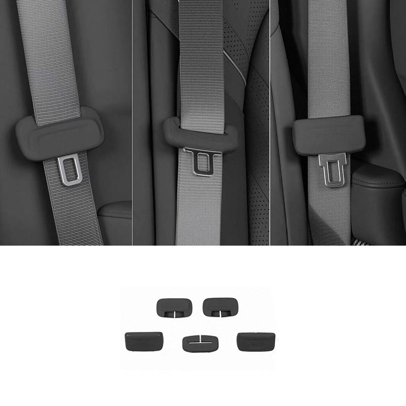 For Zeekr 8X 2026 Seat Belt Protective Cover Silicone Collision Protection Cover Interior Decoration Accessories