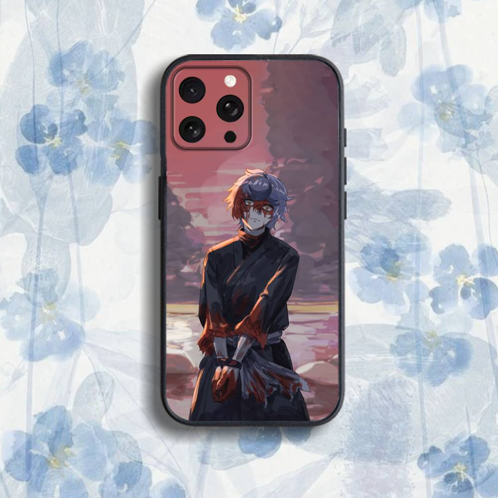 

Hell P-Paradise J-Jigokuraku Phone Case For iPhone 17,16,15,14,13,12,Pro,Max,Plus,E,SE4,Air,Mini Black Soft Box iPhone17Promax