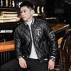 Neue Jacke Herren Lederjacke Herren Trendige Baseballjacke Verdickte Wärme Modische High-End Light Luxury Herren Lederjacke