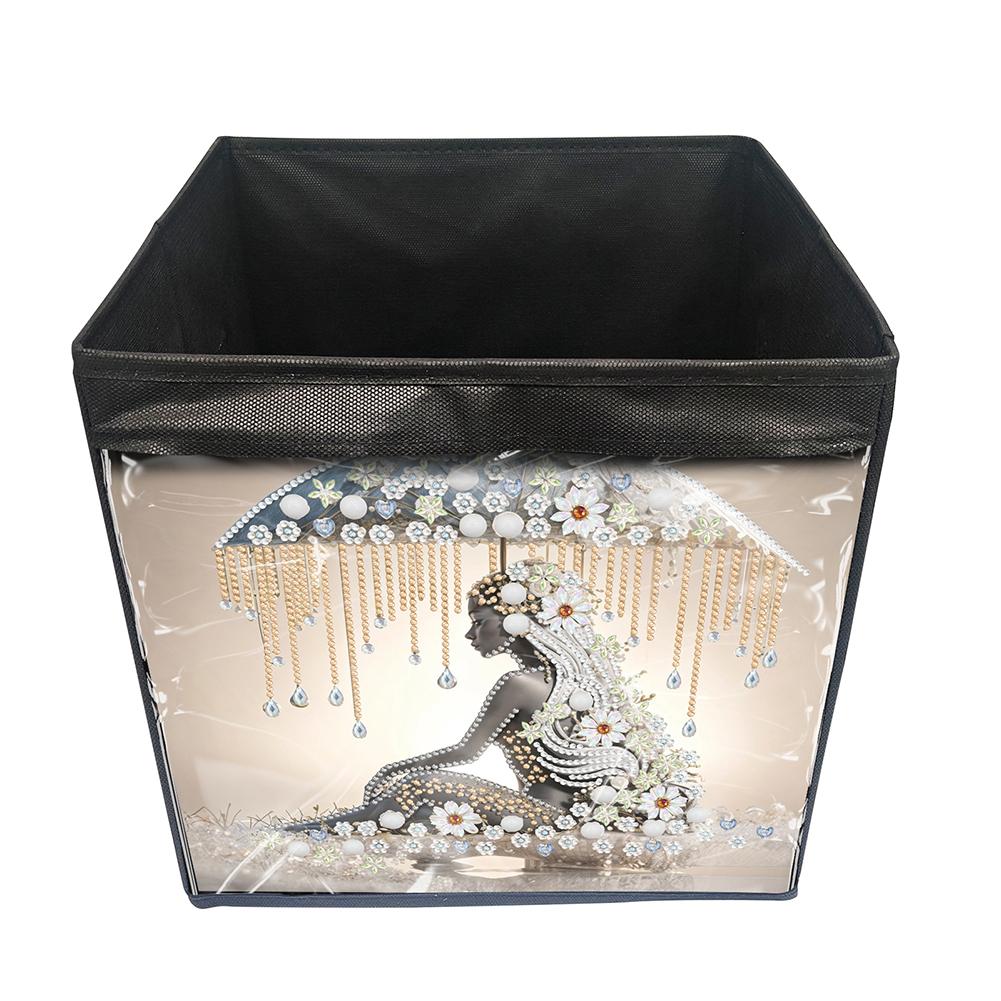 Diamond Painting Storage Bin Canvas Organizer Box Diamond Painting Kit Diamond Painting Storage Container Home & Office Decor