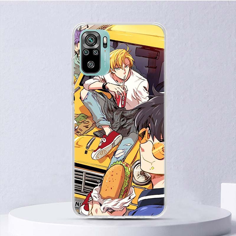 Banana Fish Anime Soft Case For Xiaomi Redmi Note 14 13 12S 11S 10S 12 Pro Plus Phone Cover 11 10 11E 11T Note14 Shell Coque Not