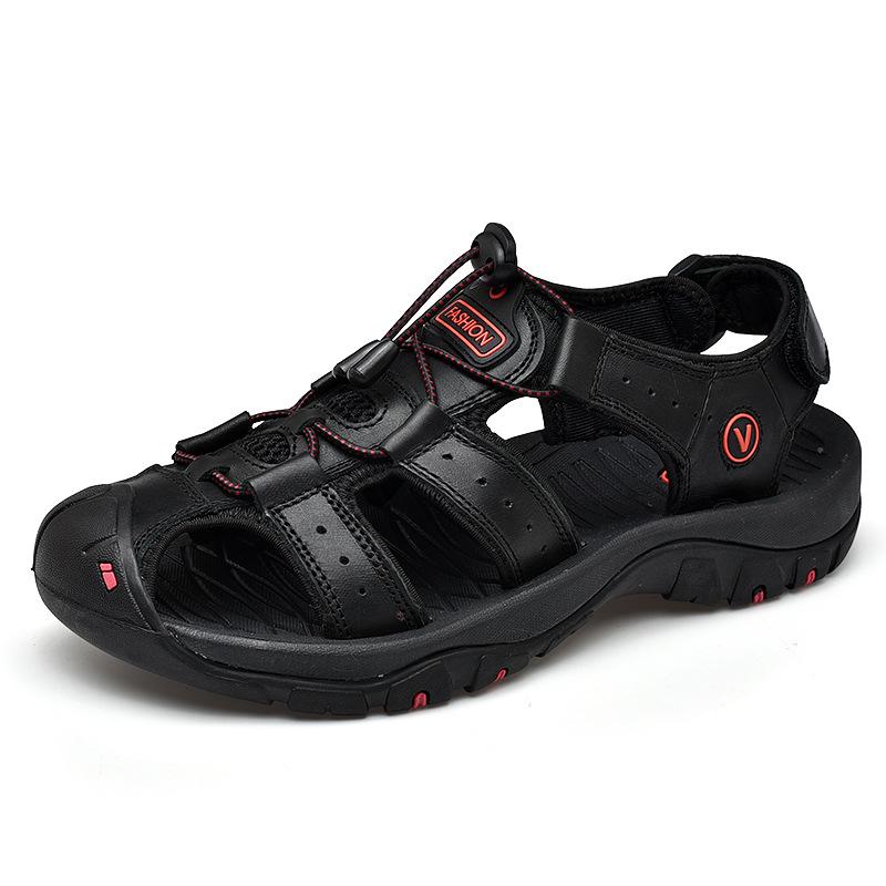 New Hollow-out Wading Shoes Men Sandals Hiking Shoes Summer Casual Beach Sandals Plus Size 38-48
