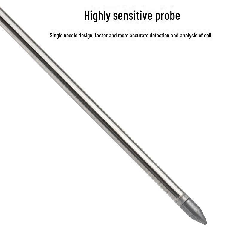 White Round Head 2-in-1 Soil Moisture Meter for Gardening