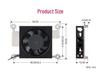 Raspberry Pi CM5 Quiet 3007 Heatsink Fan, 5V PWM, Low Power & Noise, with Thermal Pad.