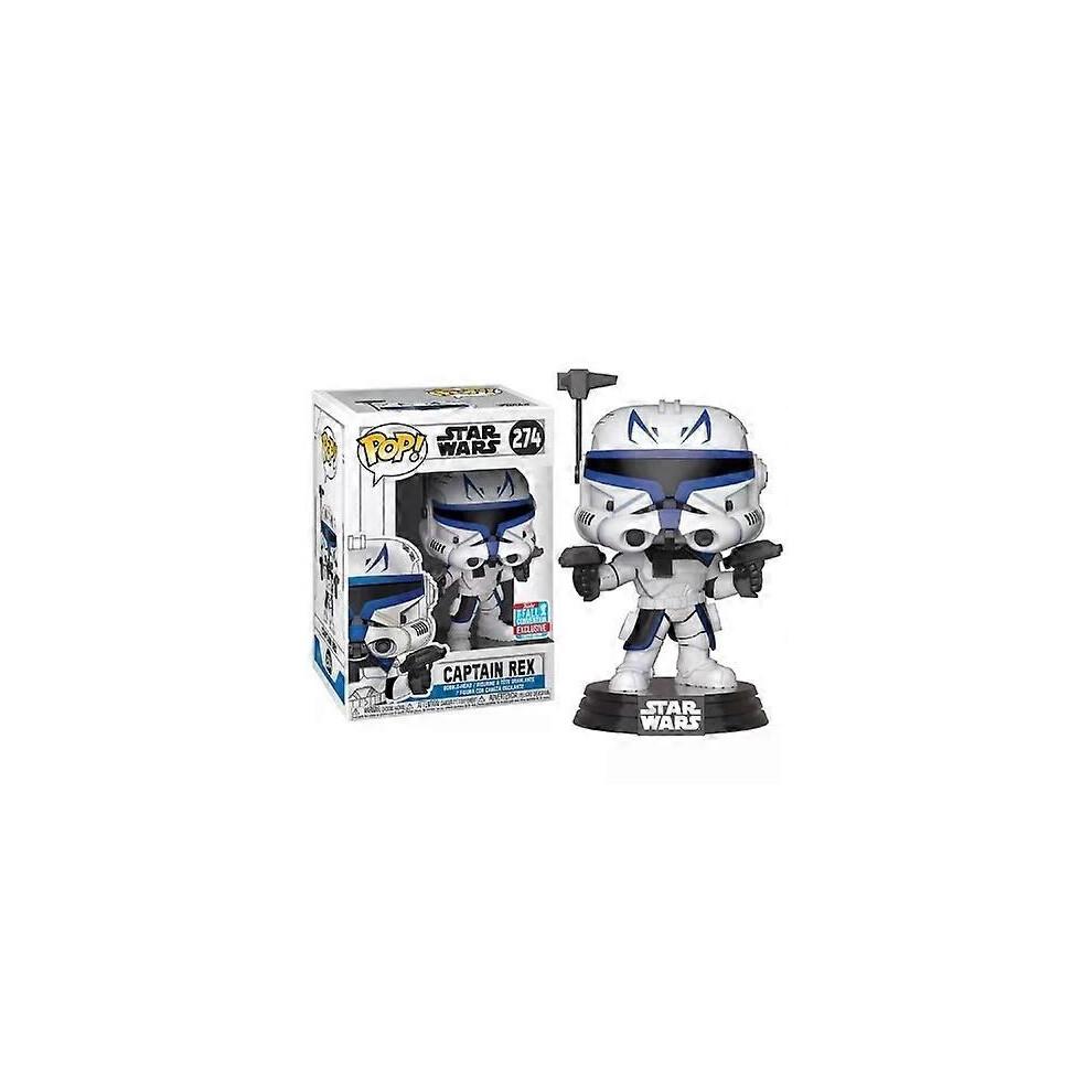 (274 A)Funko POP Star Wars Kapitán Rex 274# Vinylová figurka Podzimní konvenční exkluzivní Comic Con sbírka Limitovaná edice Model Hračky