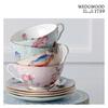 Wedgwood Rhododendron Green Bone China Coffee Cup & Saucer Set
