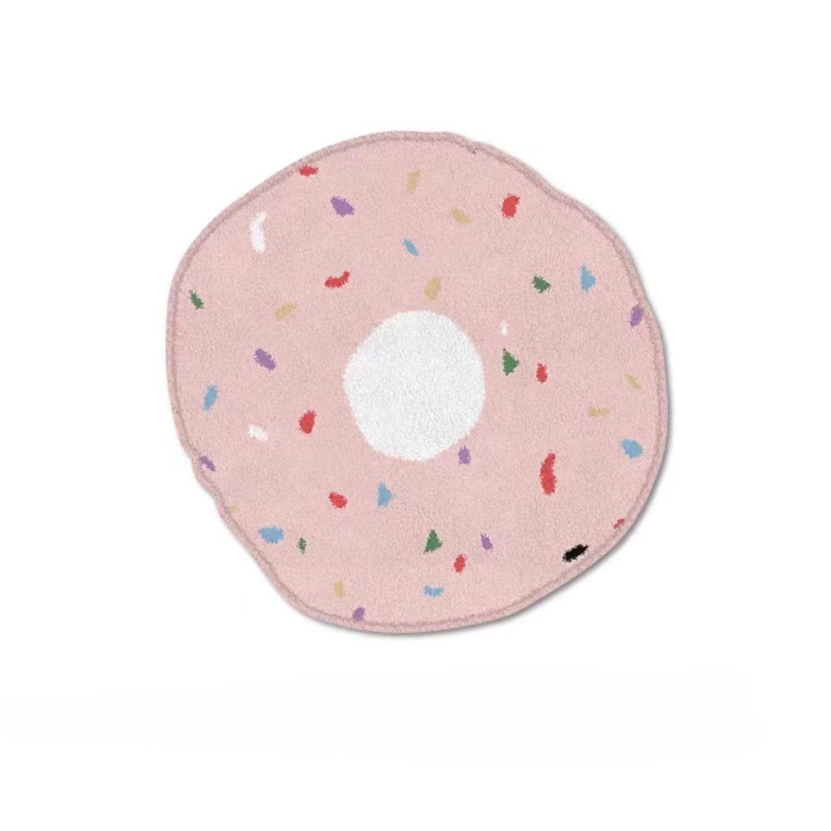 

Ковер для гостиной, круглый, милый, новый, диван, журнальный столик, спальня, прикроватная тумбочка, креативное печенье, имитация кашемира, компьютерный коврик 80*80cm