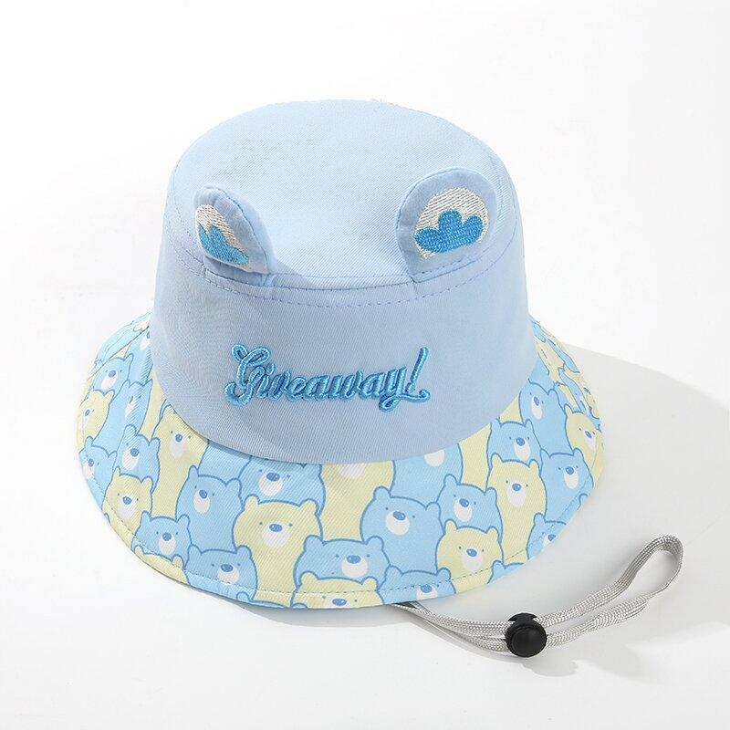 

Children s Cartoon Animal Sun Protection Hat - Summer Boy s Cute Sunshade Hat - Girl s Fisherman Hat Hat circumference 49-51CM