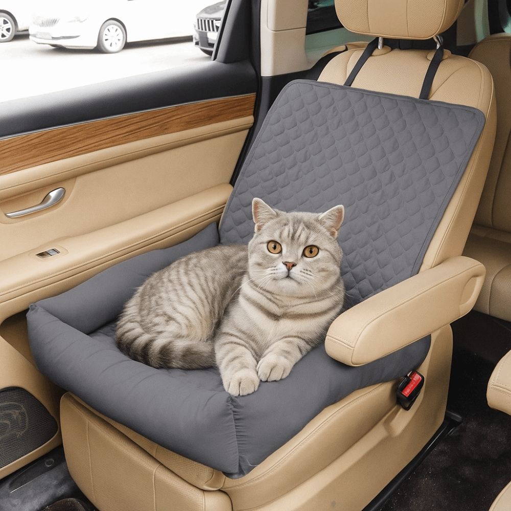 Waterproof Pet Car Seat Cover Folding Anti-Dirty Dog Car Seat Detachable Washable Pet Travel Carrying Mat Car Accessories