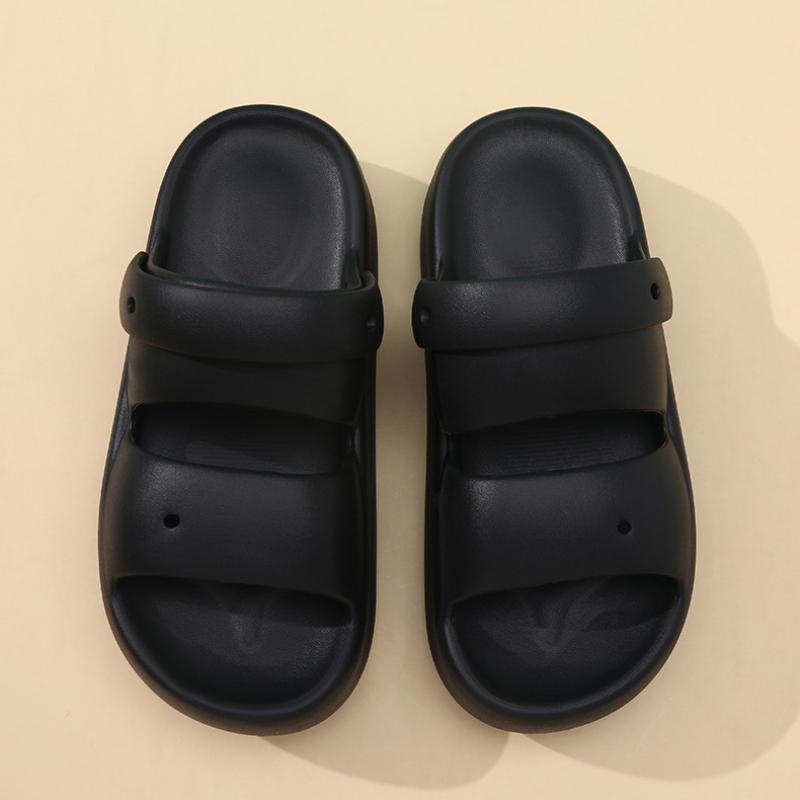 Fashion Women Summer Platform Sandals Thick Sole Home Street Slippers Soft EVA Girls Student Daily Walking Shoes 2 Way Wear Sandalias