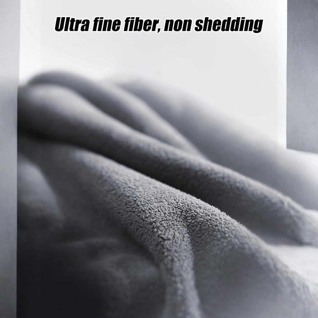 Mikrofaser Autohandtuch Doppelschichtig Plüsch Verdickt Auto Detail Poliertuch Haushaltsreinigungswerkzeug Autoteile (35 * 75 cm)
