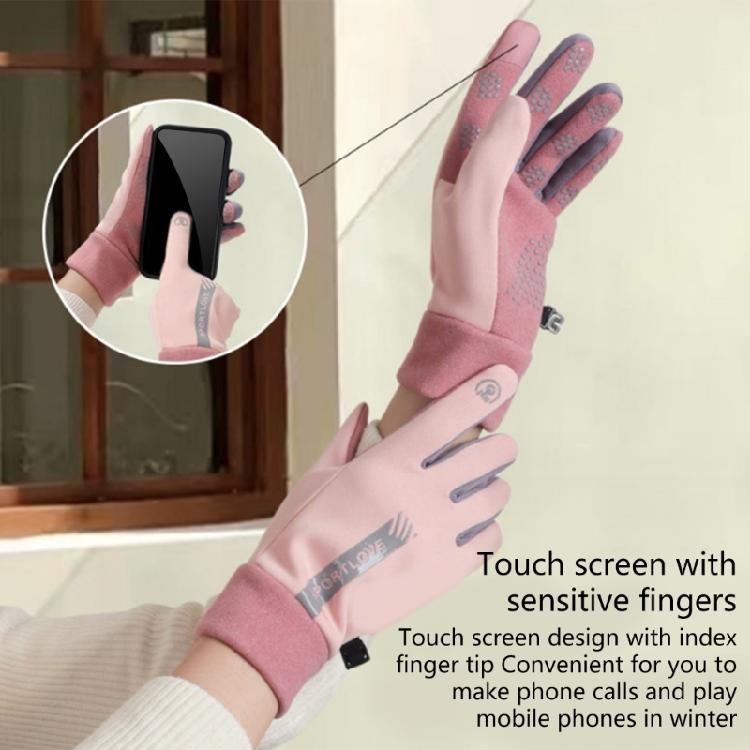 Waterproof Full Finger Gloves Winter Sports Cycling Skiing Mittens for Women