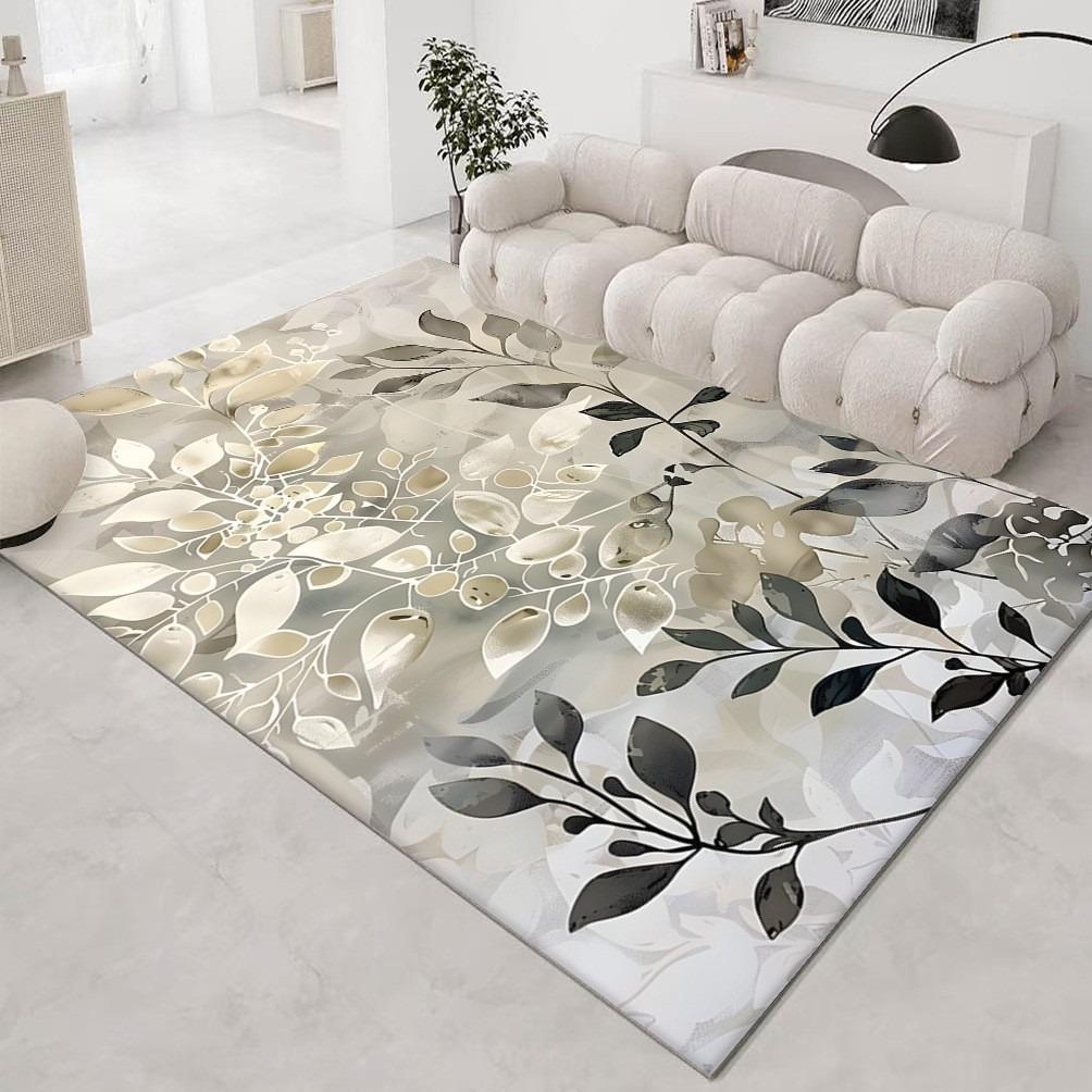 Europe Modern Style 3D Effect Flowers Carpet Living Room Sofa Bedroom Study Entrance Door Rug Non-slip Fashion Home Decor Mat