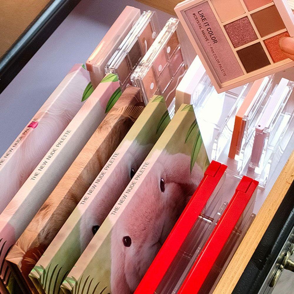 Transparent Eyeshadow Organizer 7 Space Display Storage Case Makeup Drawer Organizer  Desktop