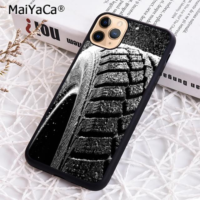 MaiYaCa Cool Tire Tread wheel Style Track Phone Case For iPhone 17 Air 16 pro max 15 14 plus 12 13 Cover coque