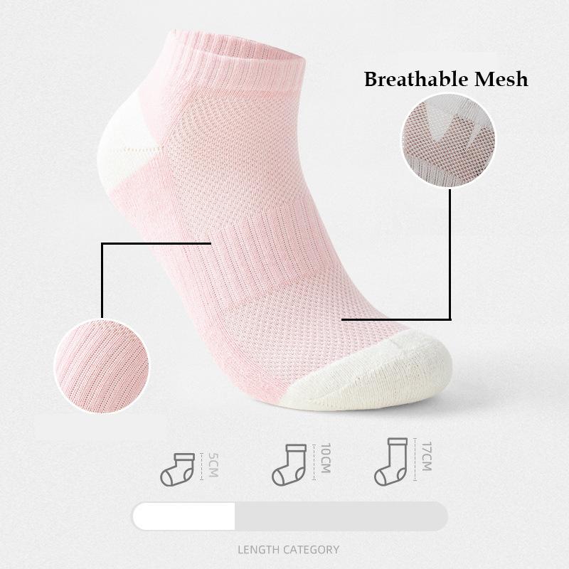 Women Ankle Running Socks Outdoor Sports Colorful Cotton Thin Breathable Athletic Short Invisible Low Cut Boat Socks