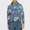 Nike Sportswear Club Pullover Hoodie Men Tops Grey Green CU4342-058