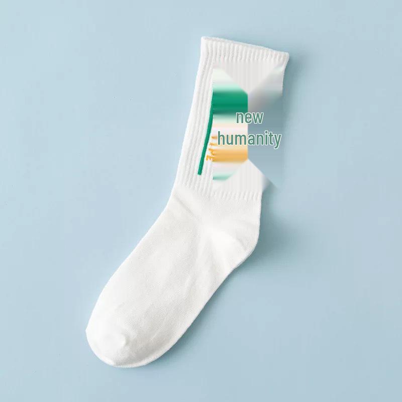 Unisex Trendy Knee-High Basketball Cotton Socks for Men and Women - Spring, Autumn, Winter