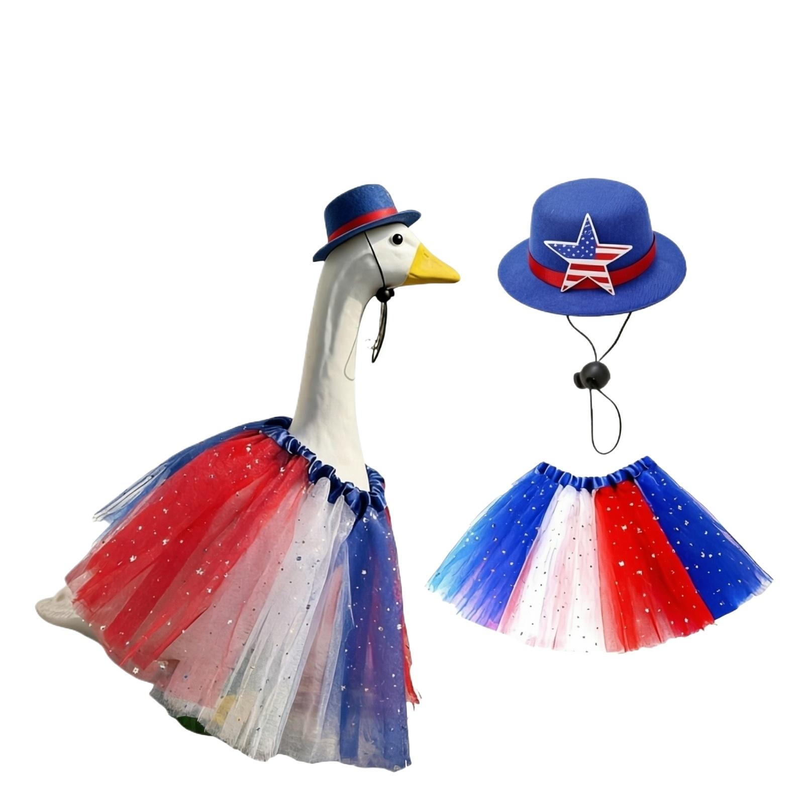 

Patriotic Clothing, Independence Day Clothing Set Party Yard Clothing Decoration, Suitable For Pet Plush Dolls