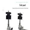 Dual-Use Drum Rack: Cymbal Stand with Diagonal Rod and Hanging Fork for Musical Instruments