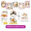 500 Sheets/Roll Hippie Spooky Ghost Stickers for Journal & DIY Phone Case Decoration.