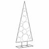Metal Christmas Tree for Decorations Black 150 cm