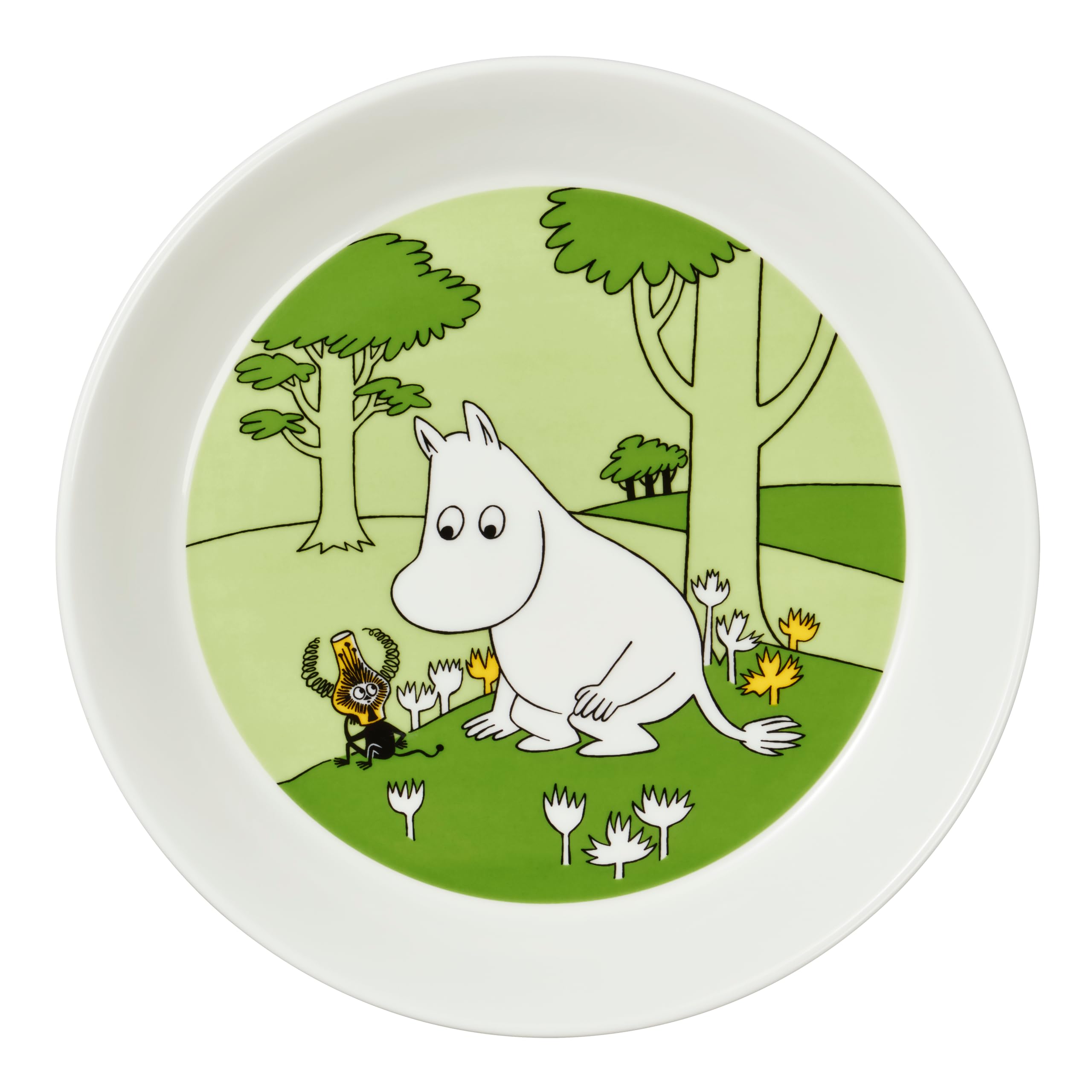 

Moomin by ARABIA Classic Moomin 1027441 [Officially Imported] Plate, 19cm, Green, зелёный