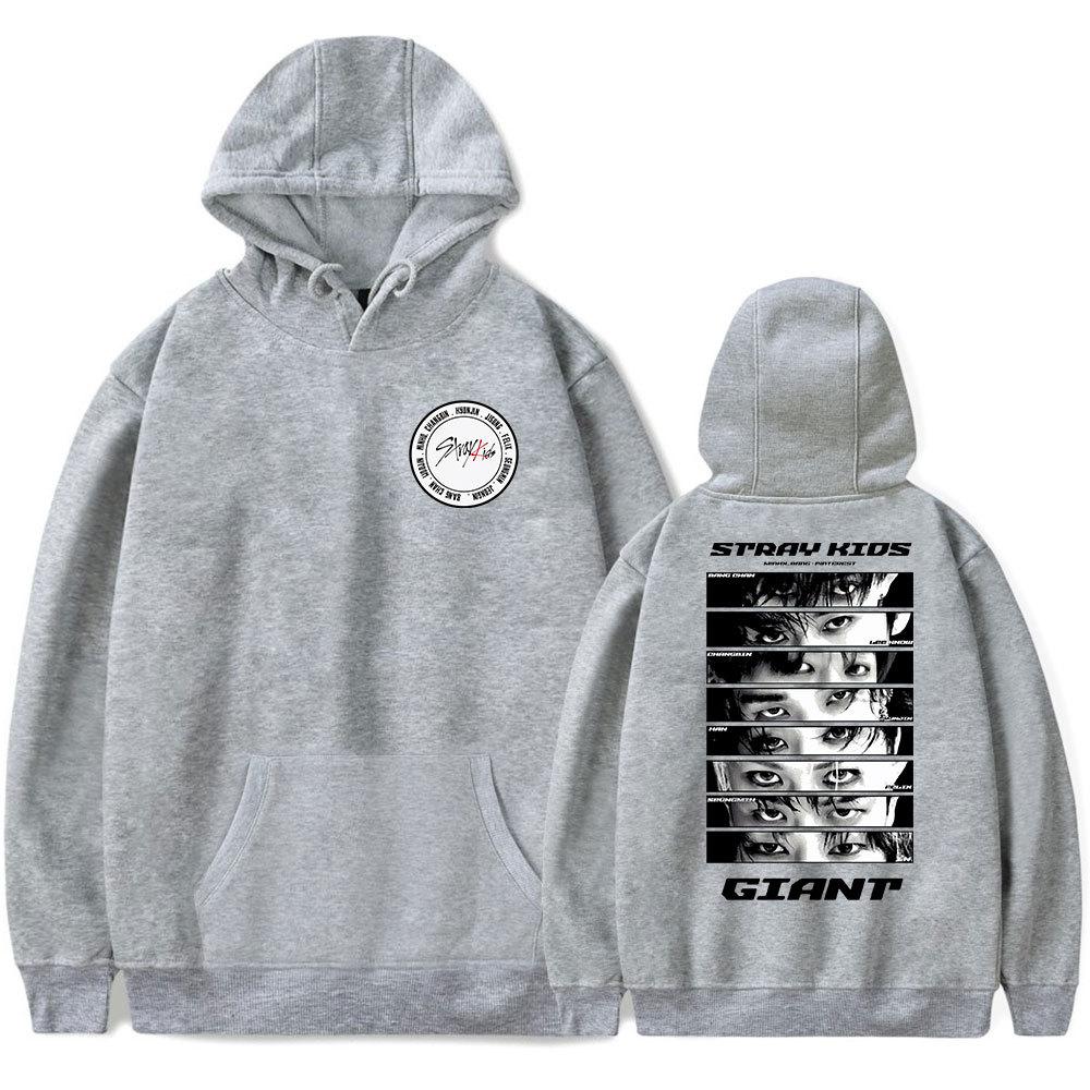 New Fashion for Fans of Stray Kpop Printed Sweatshirt Outdoor Sport Cosplay Pullovers Hoodie Cosplay Costume