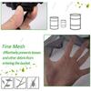 4Pcs Mesh Cover for Rain Bucket with Drawstring Mesh Water Bucket Screen Water Collection Bucket Net Replacement