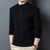 FengXun Men's Half-Zip Knit Sweater