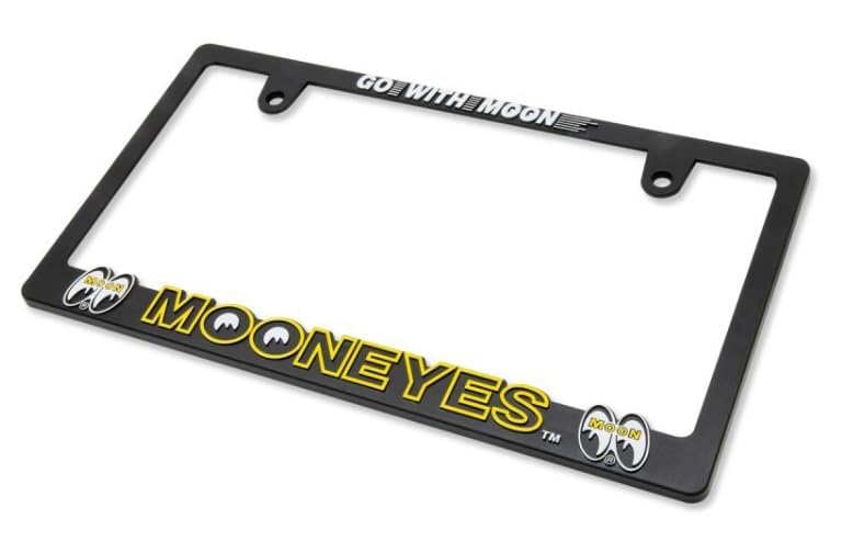 [Set of 2] MOONEYES 3D Number Plate Frame, Mooneyes Dress-Up, Compliant with New Standards