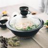 HARIO Glass Lid Earthenware Pot No. 8, 2000ml, GDN-225-B