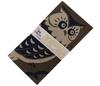 Hand Towels with Auspicious Japanese Design Featuring an Owl On a Khaki Suitable for Men and Suitable for Kimono and Japanese-made (fukurou)