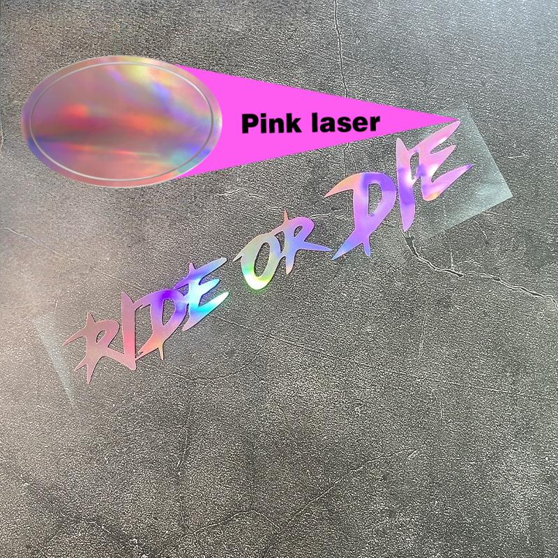1PC RIDE OR DIE Car Stickers Waterproof  for Auto Window Bumper DIY Motorcycle Helmet Fuel Tank Bicycle Universal Vinly Decals