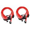 NEW-Ignition Wire Set For  AM General Isuzu HEI SBC BBC 350 350383454 2 Set 10.5MM Spark Plug Wire SP10-390-1010