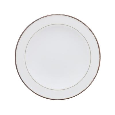 Tableware East Rim Plate 24.5cm Daily Style Brown Line