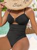 2026 European & American Women's Sexy One-Piece Swimsuit Bikini, Russian Beach Hot Spring Swimwear.