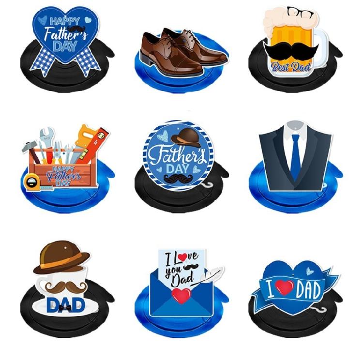 Customizable Father's Day Celebration Decoration With Bright Color Large Backdrop Banners Accessories