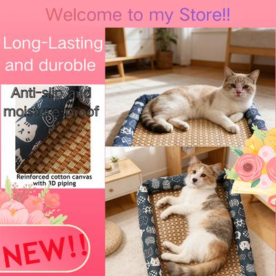 And Dog Cat Ice Cushion Summer Small And Medium Cat Sofa Cool Wear Pads Pet Bed Comfortable Wear-Resistant Pads Pet Supplies