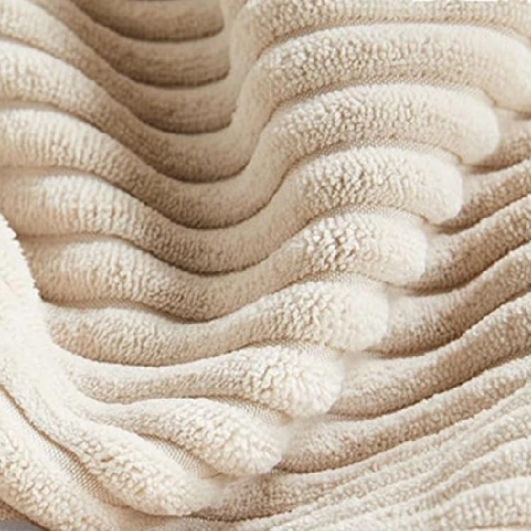 Corduroy Throw Pillowcase Soft Striped Removable Throw Pillow Cover for Easy Care Living Space