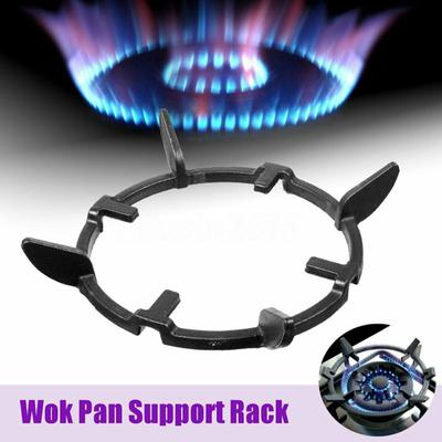 Wok Stand Stable Non Slip Iron Cast Iron Wok Ring for Microwave Ovens