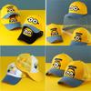 Cute Embroidered Minions Baseball Cap For Kids Soft Cotton Material