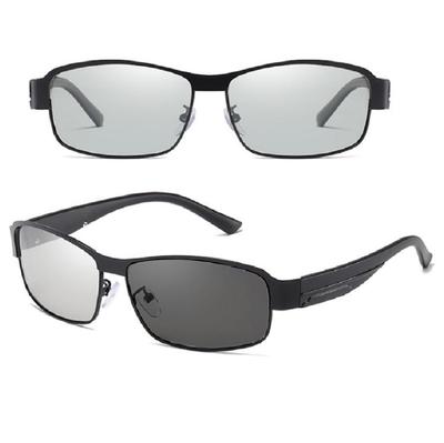Polarized Photochromic Sunglasses for Driving UV for Outdoor with Case and Microfiber Cloth [REONAS] + Men, Sunglasses, Protection, Driving, Fishing,