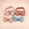 Pet Collar, Cat Dog Collar, Small Fragrant Wind Leash, Diamond Bow Dog Leash