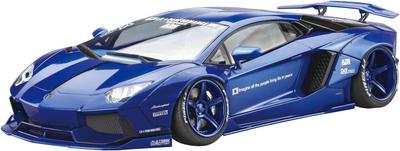 Aoshima Bunka Kyozai Liberty Walk 18 LB Works Lamborghini Aventador 2 Plastikinis Plastikinis Modelio Rinkinys (AOSHIMA) 1/24 Ne. Ver. Iš anksto nudažytas