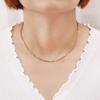 Durable Stainless Steel Necklace - Multiple Models, Waterproof, Non-Fading
